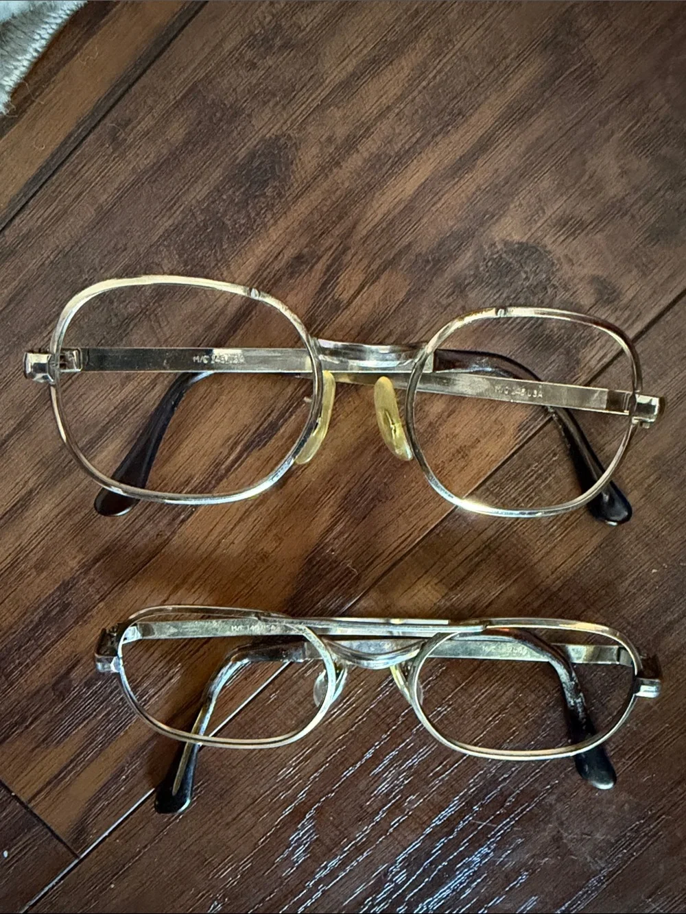 Couple of Antique 10k RGP Glasses